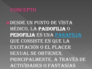 Pedofilia