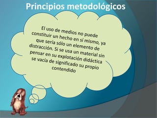 Principios metodológicos
 