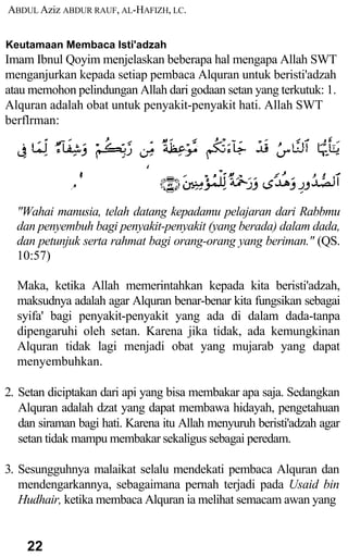Ada Rauf Pedoman daurah-al-quran-abdul-aziz-abdur-rauf | PDF