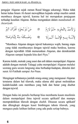 Azmen Razul Pedoman daurah-al-quran-abdul-aziz-abdur-rauf | PDF