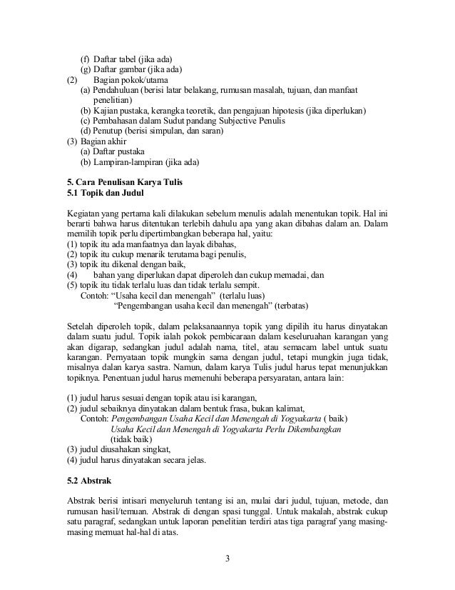 Pedoman Karya Ilmiah Maf 1