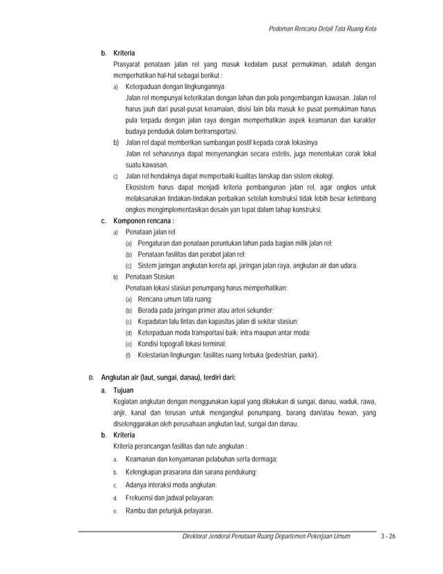 Pedoman Penyusunan Rdtr Kota Pdf