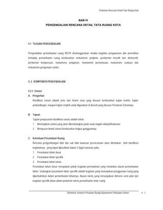 Contoh Rdtr Pdf Pedoman penyusunan RDTR Kota | PDF