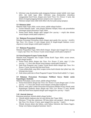 Pedoman Ta Ui  Sk Rektor 2008