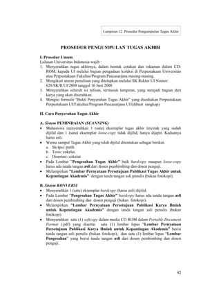 Pedoman Ta Ui  Sk Rektor 2008