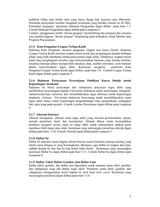 Pedoman Ta Ui  Sk Rektor 2008