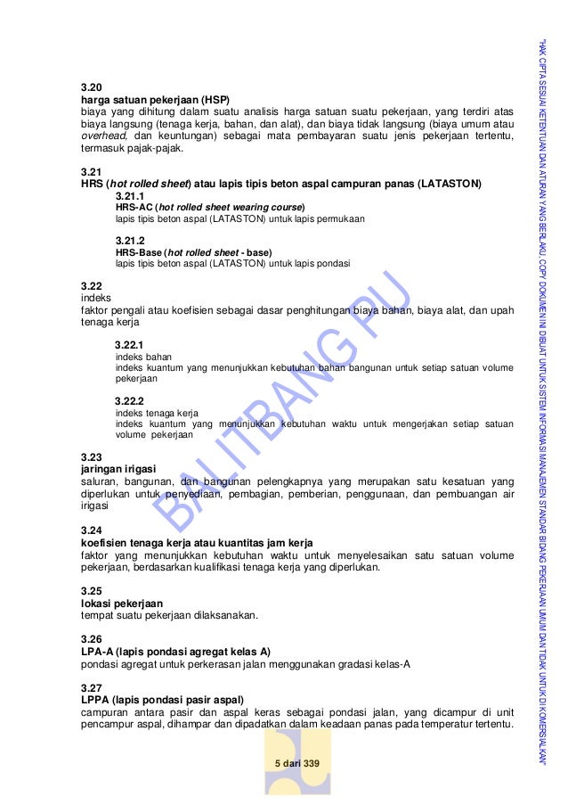 Pedoman Bahan Dan Konstruksi Sipil 2012