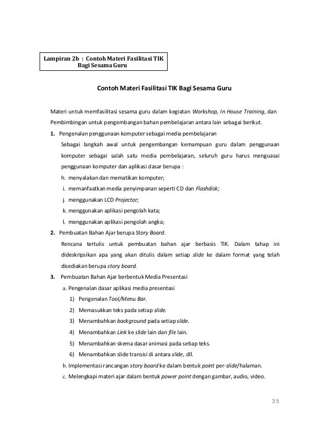 Pedoman beban kerja guru tik 2014