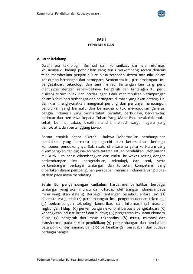 Pedoman implementasi kurikulum 2013 [final]