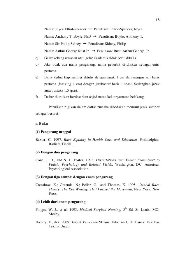 Pedoman isi skripsi (29 mei 2009)