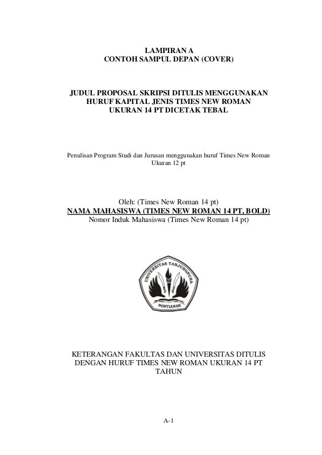 Contoh Judul Skripsi Matematika - Contoh Yes