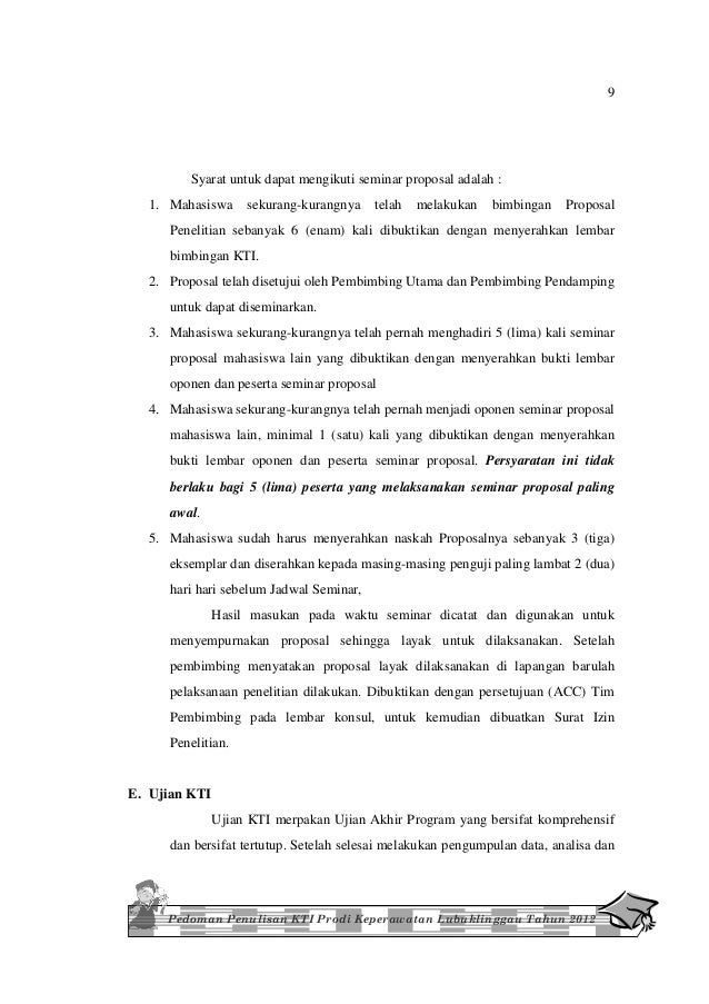 Pedoman Penyusunan Penulisan Proposal Penelitian Dan 