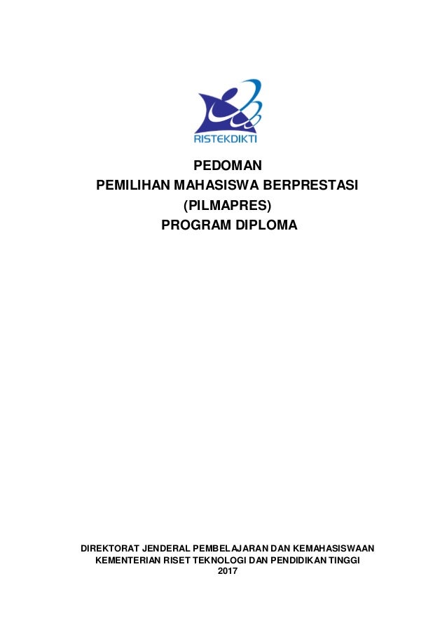 Pedoman Mawapres Sarjana Dan Diploma 2017