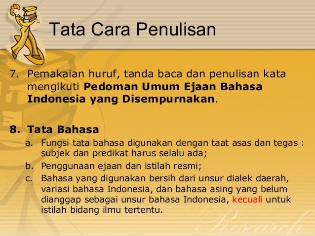 Pedoman Penulisan Karya Ilmiah MAWAPRES 2014