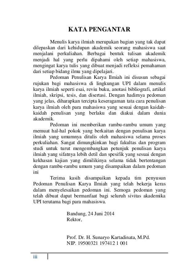 Contoh Kata Pengantar Skripsi Upi Download Contoh Lengkap Gratis