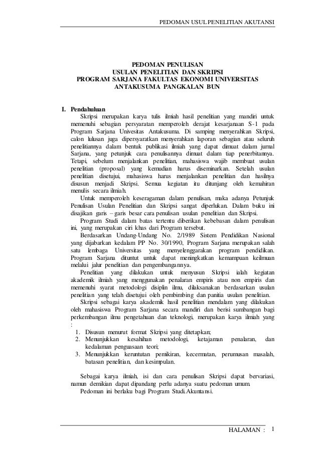 Buku Panduan Penulisan Skripsi Pejuang Skripsi