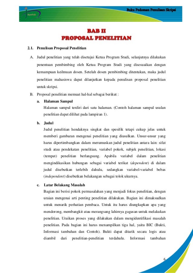 Pedoman penulisan skripsi stie's tahun 2015