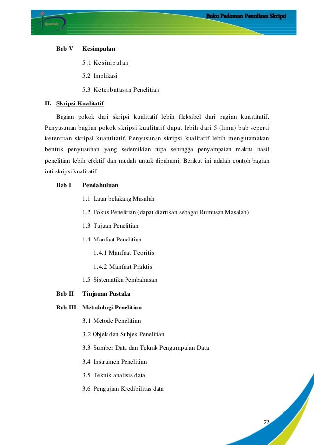 Pedoman penulisan skripsi stie's tahun 2015