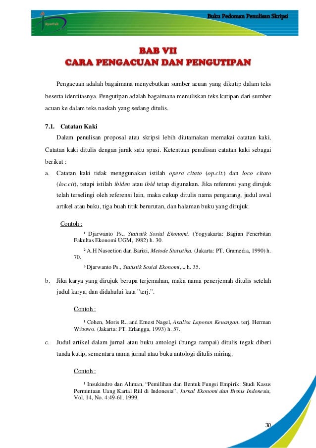 Cara Menulis Kutipan Di Skripsi  Dunia Sosial