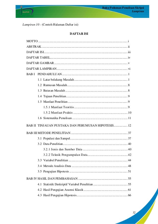 Pedoman penulisan skripsi stie's tahun 2015