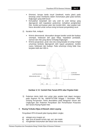 Pedoman Rth Pedoman penyediaan dan pemanfaatan ruang terbuka hijau di kawasan ...
