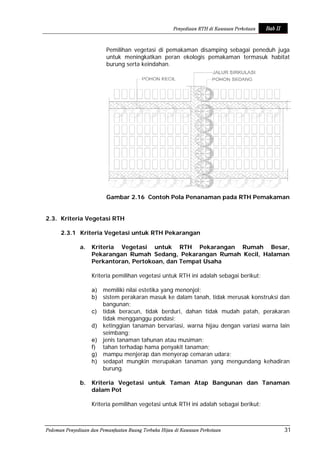 Pedoman Rth Pedoman penyediaan dan pemanfaatan ruang terbuka hijau di kawasan ...