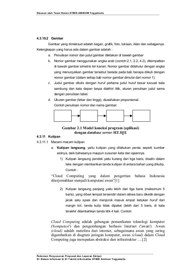Pedoman penyusunan penulisan proposal penelitian dan skripsi
