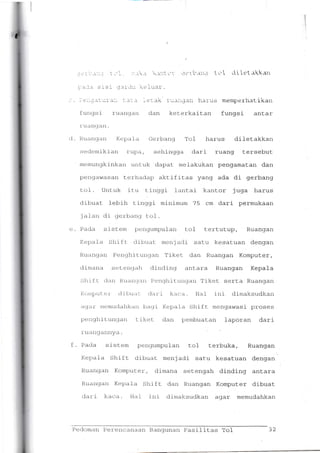 Pedoman Perencanaan Bangunan Fasilitas Tol
