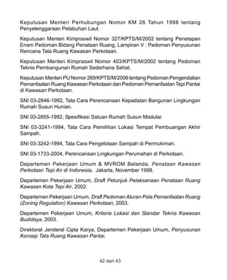 Nov 3242 Pedoman perencanaan tata ruang kawasan reklamasi pantai | PDF