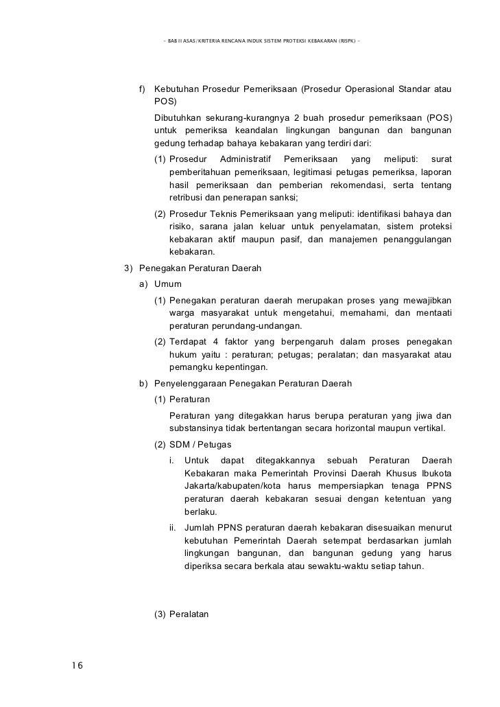 Pedoman teknis penyusunan rencana induk sistem proteksi 