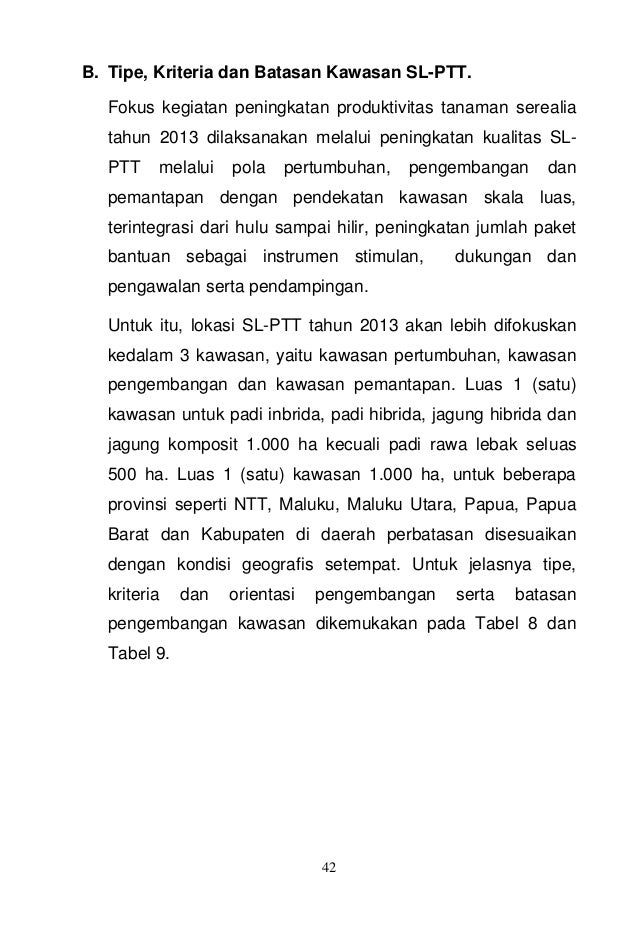Pedoman Teknis Slptt 2013