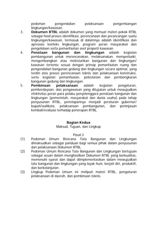 Usulan Rtbl Pedoman umum rtbl | PDF