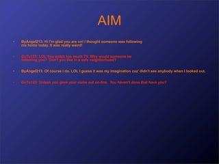 Pedophilia & The Internet