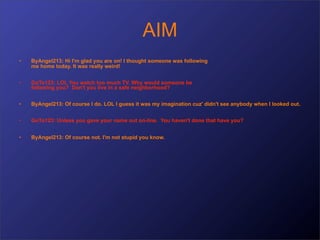 Pedophilia & The Internet