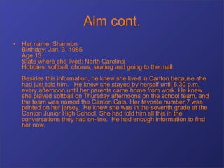 Pedophilia & The Internet