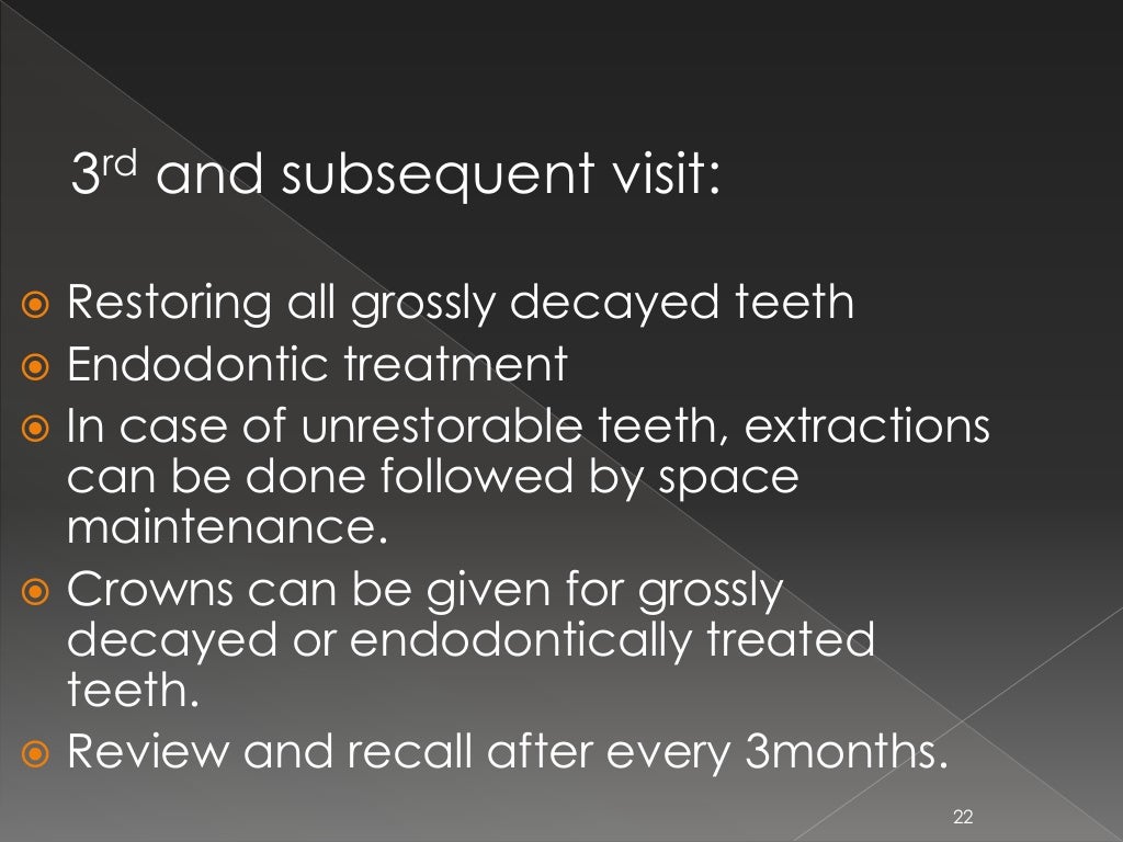 EARLY CHILDHOOD CARIES AND NURSING BOTTLE CARIES