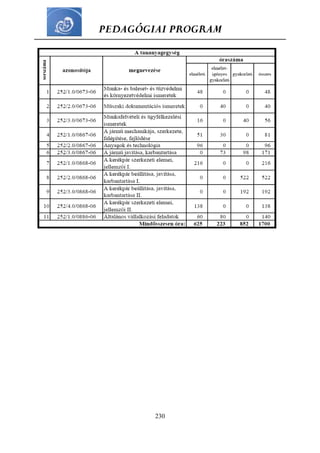 PEDAGÓGIAI PROGRAM
230
 