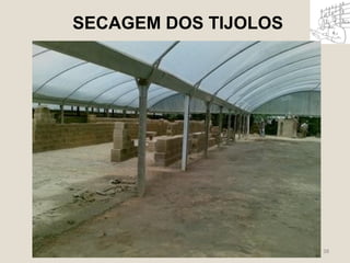 SECAGEM DOS TIJOLOS 
38 
 