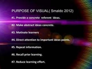 Chapter 8: Visuals and Visual Media | PPTX