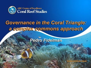 Environmental Governance in the Coral Triangle: Towards a Complex Commons Approach