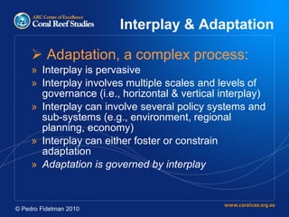 Involves Adaptation Adapting to Climate Change at Multiple Governance Levels | PPT