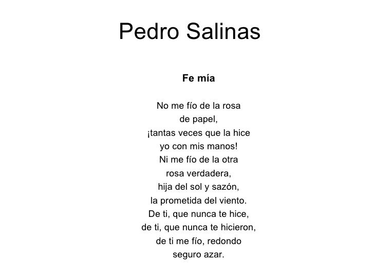 Resultat d'imatges de poemas de pedro salinas