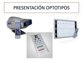 PRESENTACIÓN OPTOTIPOS
 