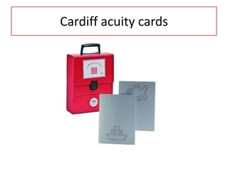 Cardiff acuity cards
 