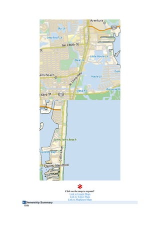 Click on the map to expand!
                          Link to Google Maps
                           Link to Yahoo Maps
                         Link to MapQuest Maps
B1Ownership Summary
 Hide
 