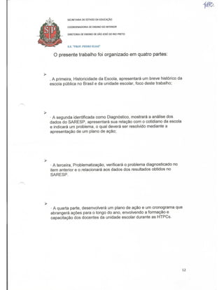 Plano Gestão Prof Pedro Elias