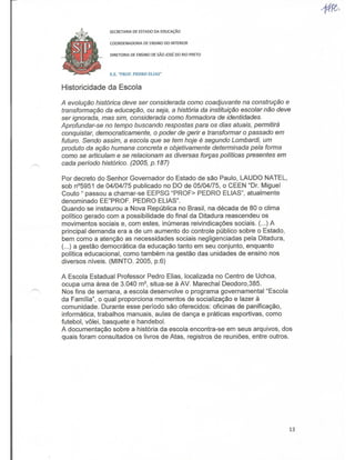 Plano Gestão Prof Pedro Elias