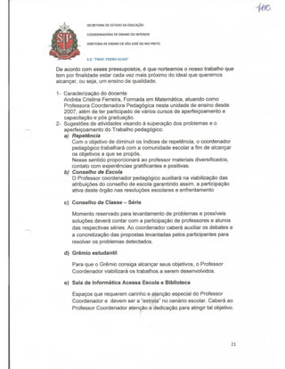 Plano Gestão Prof Pedro Elias