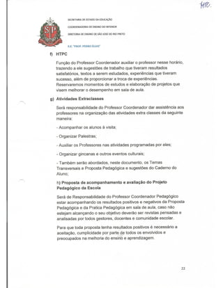 Plano Gestão Prof Pedro Elias