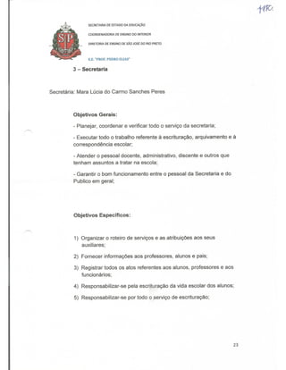 Plano Gestão Prof Pedro Elias